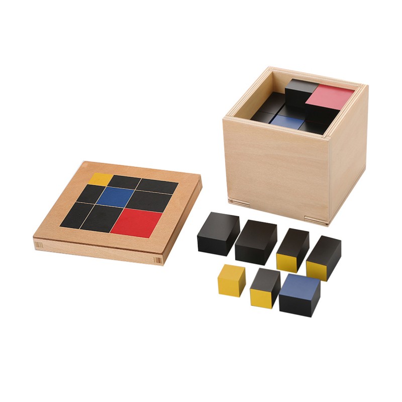 Trinomial wooden cube, Wood N Toys