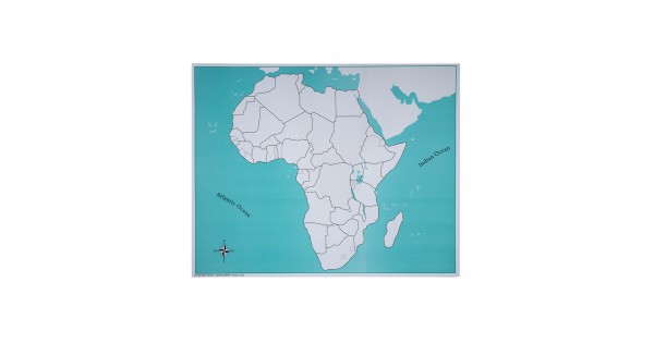 Unlabeled Africa Control Map Ljge007 2 By Leader Joy Montessori Usa