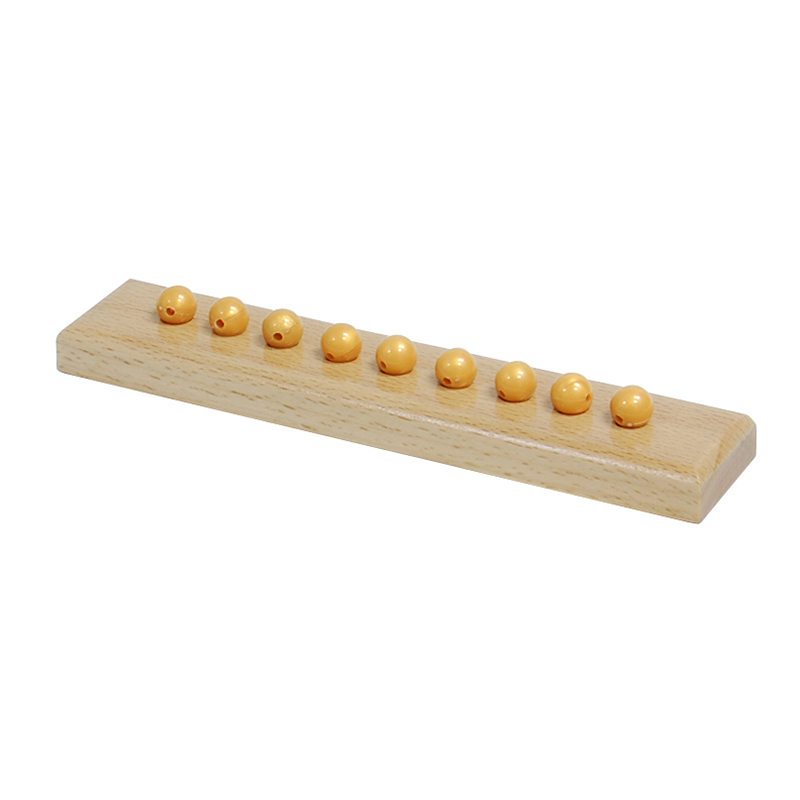 SMB ENTERPRISES Wooden Montessori Chopsticks Beads Holder Wooden